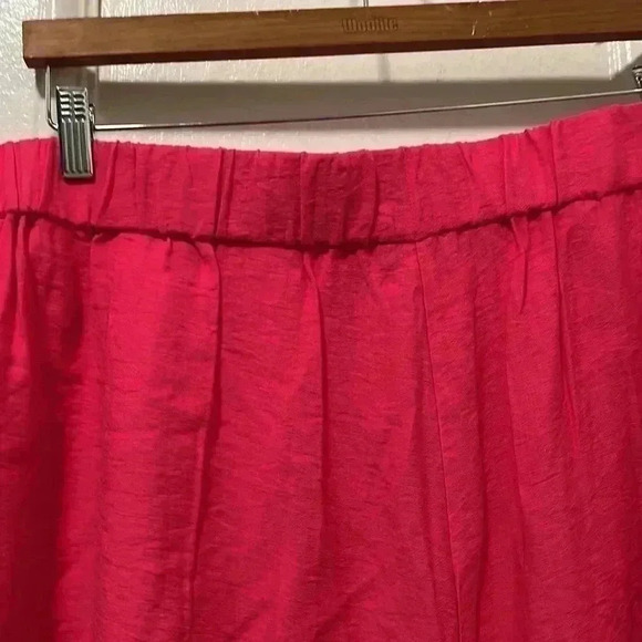 Vince Camuto Hot Pink Linen Blend Short NWT Size 22W - Picture 7 of 9